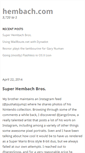 Mobile Screenshot of hembach.com